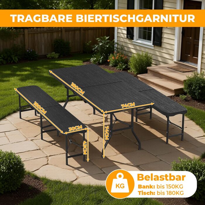 Складной набор мебели для кемпинга Peviasot