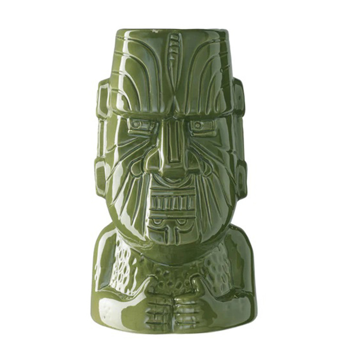 Стакан Тики 500 мл, зеленый, Moko, Tiki Tropical, Urbanbar (Урбанбар)