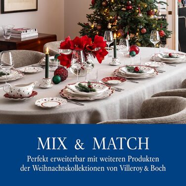 Набір з 3 різдвяних банок для печива, червоний Winter Collage Villeroy & Boch