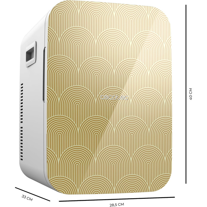 Міні-холодильник 20 л золотистий Bolero MiniCooling Bahamas Cecotec