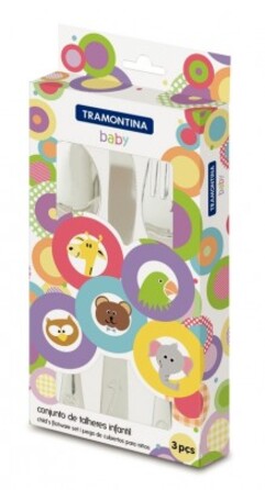 Детский набор столовых приборов TRAMONTINA BABY, 3 предмета (507248)