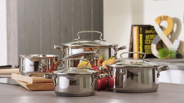 Tefal Каструля DUETTO+, 5л, з кришкою, нержавюча сталь, скло
