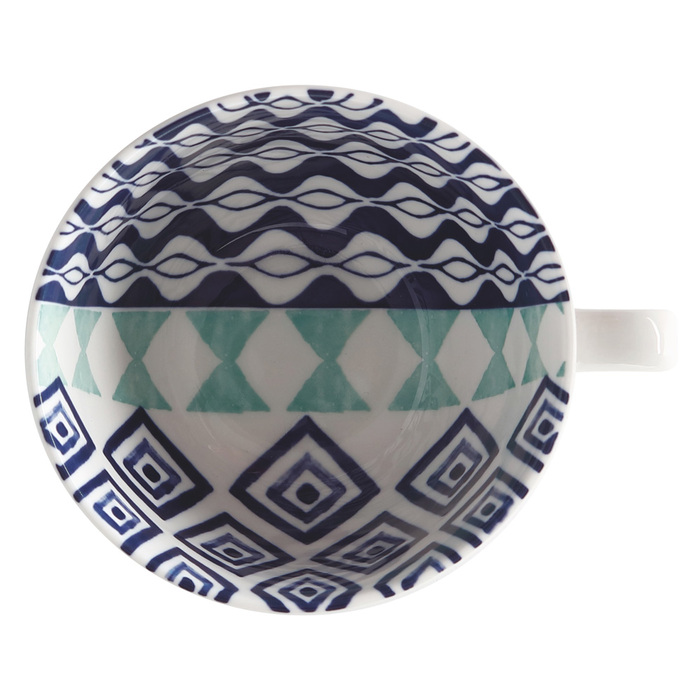 Чашка для чаю Maxwell Williams Blue Cubes ALHAMBRA, фарфор, 16,5 х 13 х 8 см, 580 мл
