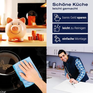 Кухонный фартук 160 х 50 см wandmotiv24