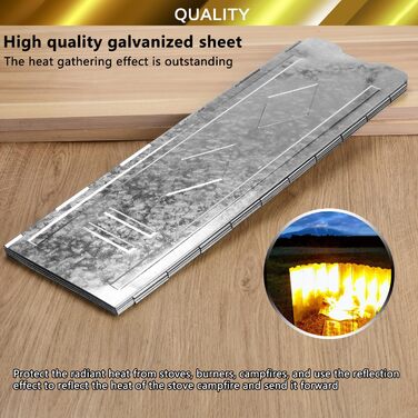 Ветрозащитный экран для кемпинговой плиты 150 х 50 см Sexyhot