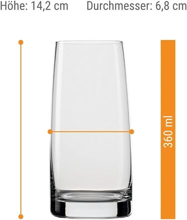 Склянка для води 0,36 л, набір 6 предметів, Experience Stölzle Lausitz