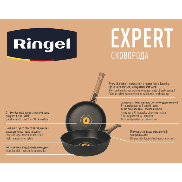 Сковорода RINGEL Expert 28 см (6806800)