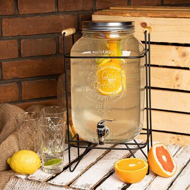 Диспенсер для напоїв з краном 8 л SUPERBUTELKI.PL