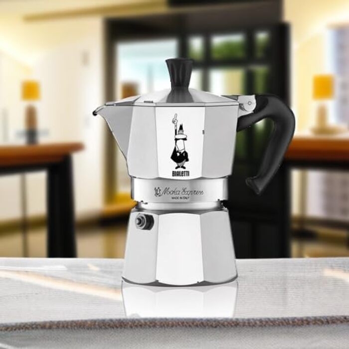 Кофеварка гейзерная 130 мл на 3 чашки Moka Express Bialetti