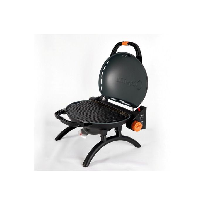 КОМПЛЕКТ Портативный переносной газовый гриль O-GRILL 500, черный+шланг в подарок! Код: 011672