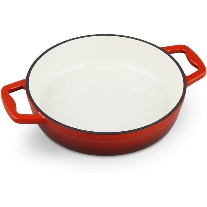 Набір чавунних каструль з кришками, 7 предметів, червоний Carl Schmidt Sohn