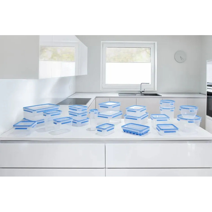 Tefal Набор контейнеров Master Seal, 5шт, пластик, прозрачный, синий