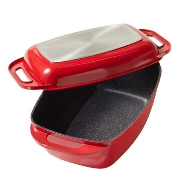 Жаровня с крышкой 43 x 26 см 8,4л STONELINE