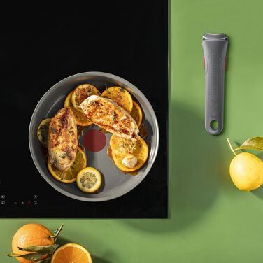 Tefal Набір посуду Ingenio Renew, знімна ручка, 3предмети, алюміній, бакеліт, сірий