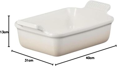 Форма для запікання прямокутна 19 х 14 см, кремова Le Creuset