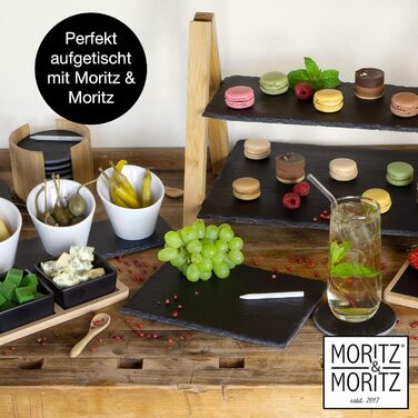 Тарілка сервіровка 22x16 см, 6 шт. Slate Plate Moritz & Moritz