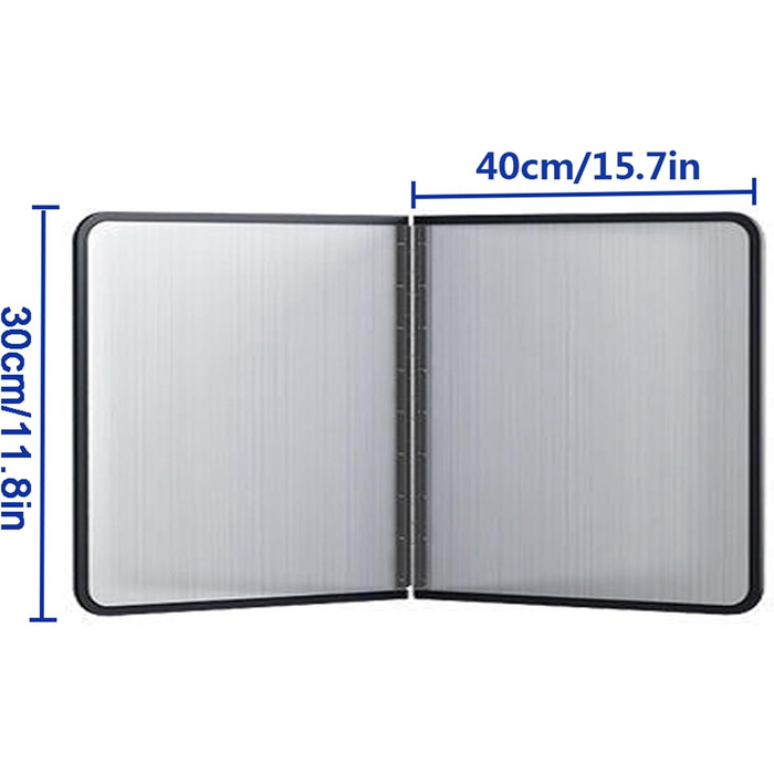 Кухонний фартух, складний, легко миється, для сковорідок та бризок, бризкозахисний екран для кухні, плит, сковорідок, стін (50 x 50 см) (30 x 40 см)