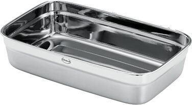 Контейнер для хранения 1,5 л прямоугольный с разделителем и крышкой FLEXX 2GO Rosle