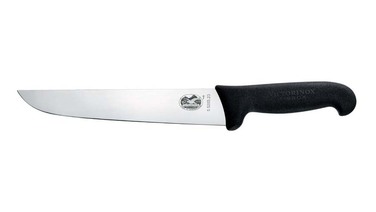 Кухонний ніж Victorinox Fibrox Butcher лезо 23см з чорн. ручкою