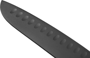 Набор ножей Wakoli Titanium Noir (5 предметов) с магнитным блоком профессиональные кухонные ножи из нержавеющей стали с черным титановым покрытием (12,521 см), включая нож Сантоку