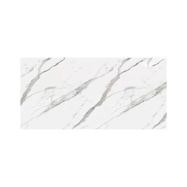 Стінові панелі IZODEKOR під мармур 60x120 см Панель для кухонного фартуха ПВХ-облицювання стін для кухні, ванної кімнати Бризкозахисний екран для кухні Водонепроникний та термостійкий ( панель, новий колір Ice Berg Grey)