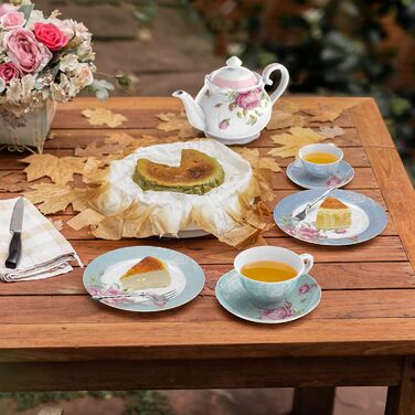 Порцелянові десертні тарілки 19,1 см 4 шт London Boutique