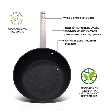 Сковорода для жарки Fissman JOLLY 26x5,5 см (4293)