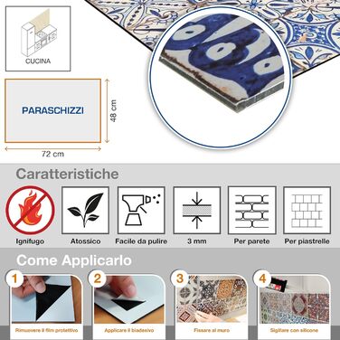 Кухонний фартух з алюмінію 72 х 48 см CREARREDA