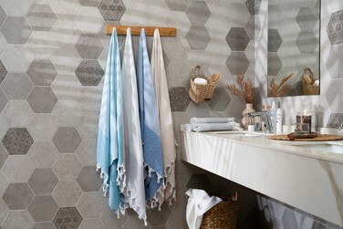Рушник Ardesto SPA 90х170см, 100% бавовна, мокко
