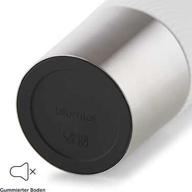 Термокружка Blumtal - Дорожня кружка з нержавіючої сталі - Герметична ізольована кружка для гарячих/холодних напоїв - Кружка з отвором на 360 - Термокружка із застібкою швидкого закриття - Кавова кружка - Рожева (350 мл, 02 - Біла)