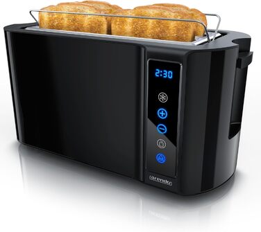 Тостер на 4 скибочки, чорний Frukost Touch Arendo