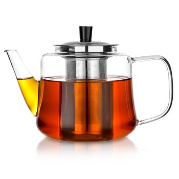 Заварочный чайник стеклянный 1000 мл со съемным ситечком Ehugos