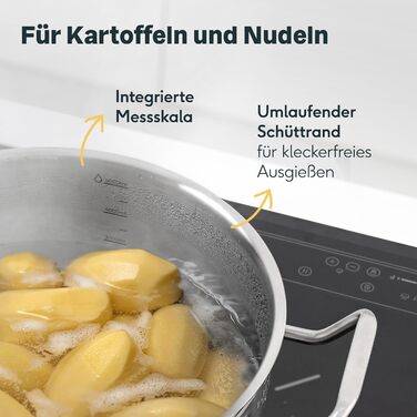 Каструля 24 см нержавіюча сталь 5л Silberthal