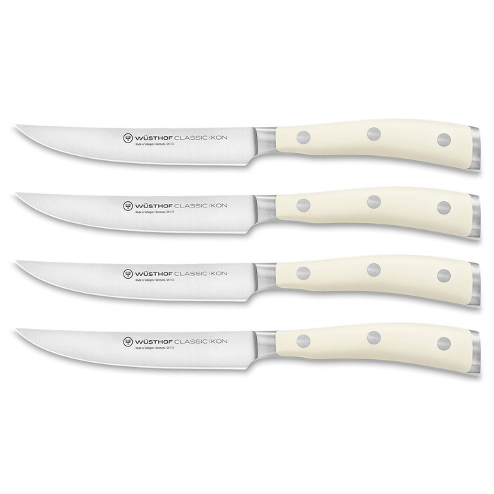 Набор ножей для стейка WSTHOF Classic Ikon, 4 предмета (кремовый)