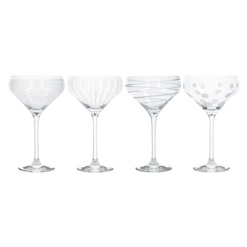 Набор бокалов для шампанского Mikasa CHEERS, стекло, 400 мл, 4 пр.