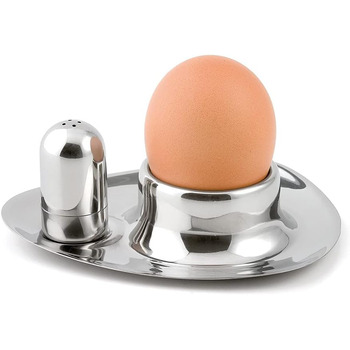 Підставка для яєць із шейкером для солі, нержавіюча сталь Weis