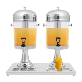 Двоярусний диспенсер для охолоджених напоїв 8 л YOICUATGNA