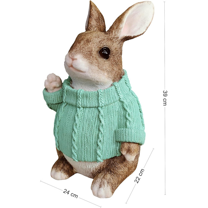 Декоративні фігурки великоднього зайчика colourliving