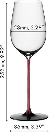 Келих для білого вина Рислінг Гран Крю, червоний/чорний Black Series Collector's Edition Riedel