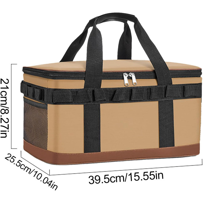 Ізольована сумка-холодильник герметична сумка для перенесення льоду, велика місткість, термоконтейнер для риболовлі, автомобіля, роботи, подорожі, пікніка, пляжу, басейну, гольфу, вантажівки, багаторазовий холодильник кольору хакі