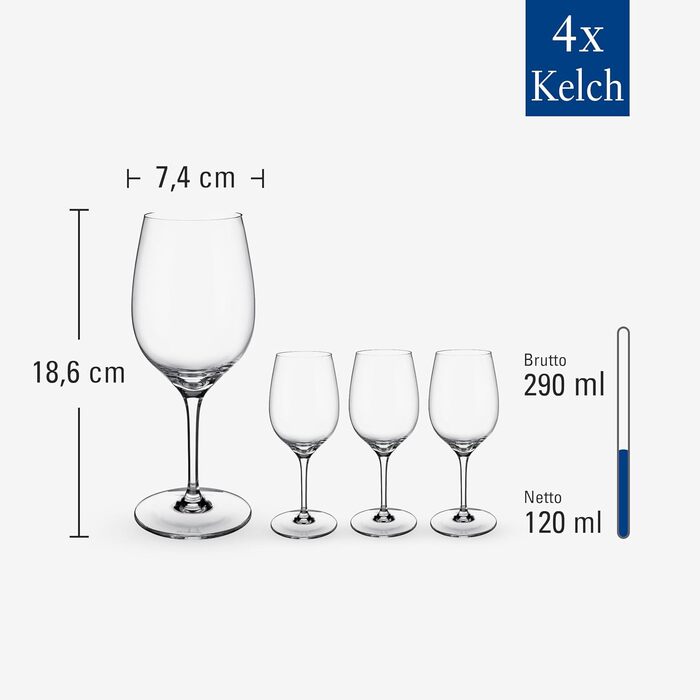 Набор бокалов для белого вина 295 мл, 4 предмета Entree Villeroy & Boch