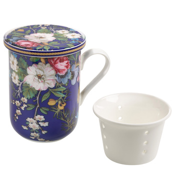 Кружка для заваривания чая Maxwell Williams Floral Muse KILBURN, фарфор, 11 х 8,5 х 11 см, 340 мл