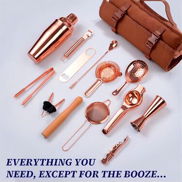 Професійний дорожній барменський набір 17 предметів Eligara
