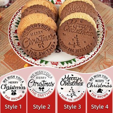 Штамп для різдвяного печива круглий 7,8 см