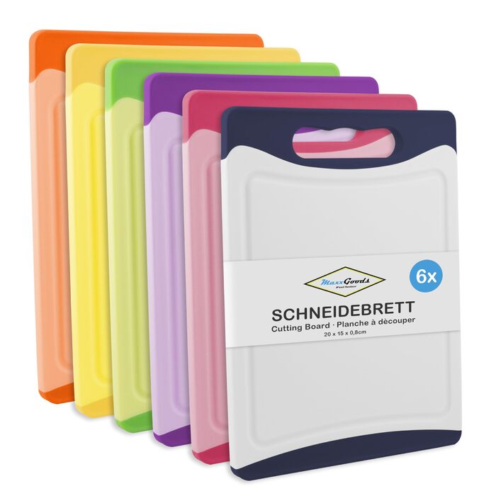 Набір обробних дощок 6 шт кольорові MaxxGoods