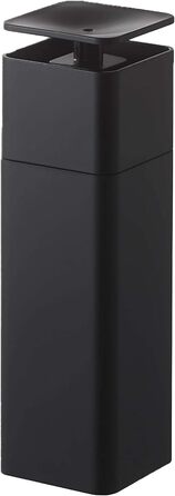 Дозатор мила Yamazaki 5214 Tower Push, чорний, смола PETG / поліпропілен / поліетилен / силікон, мінімалістичний дизайн One size Black