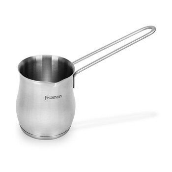 Турка для варіння кави Fissman 580 мл з індукційним дном нержавіюча сталь (3290)