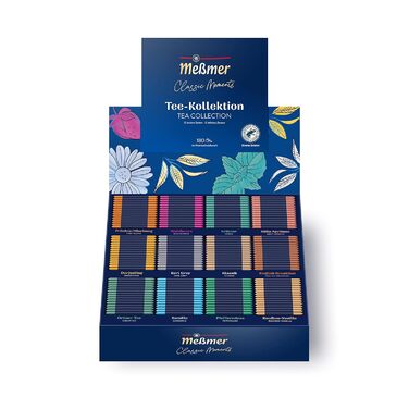 Подарочный набор чая Classic Moments, 180 чайных пакетиков 12 разных сортов Meßmer