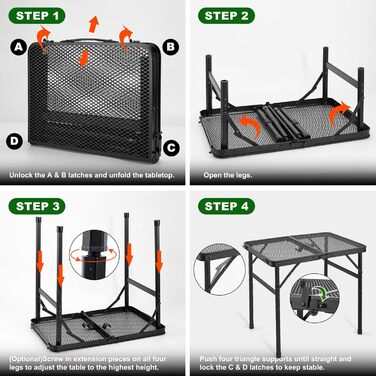 Складной кемпинговый стол Odoland
