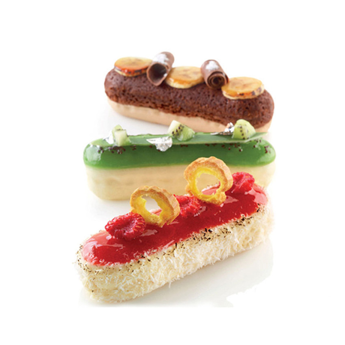ECLAIR 140 Форма силіконова для еклерів 129 x40.5 h 35 мм140 мл x 6 = 840 мл + каттер